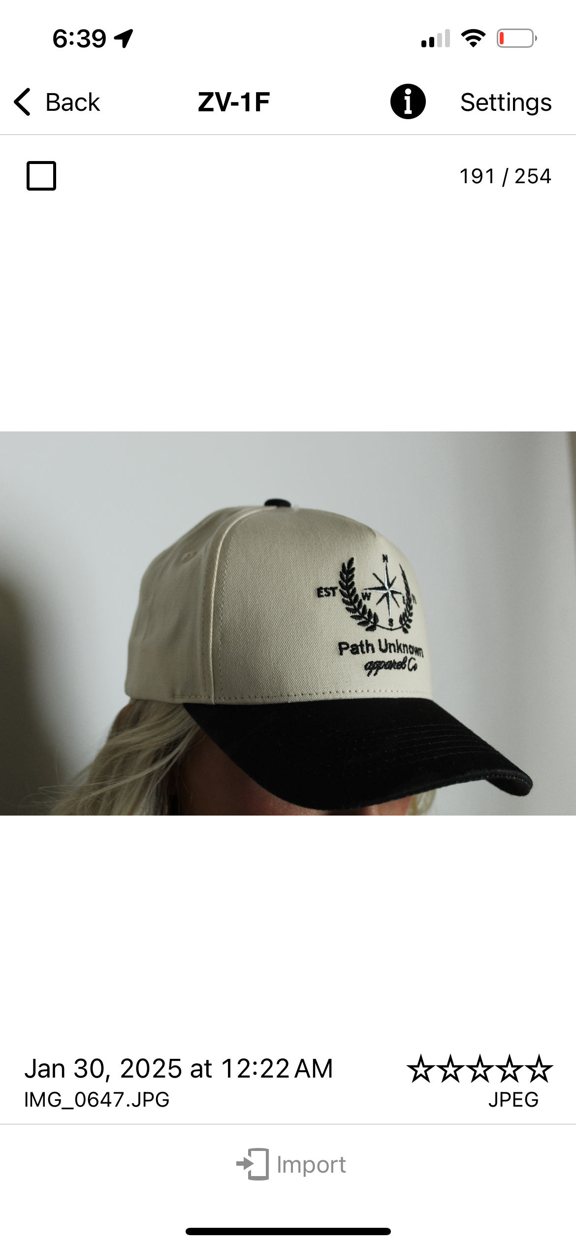 Unknown Hat